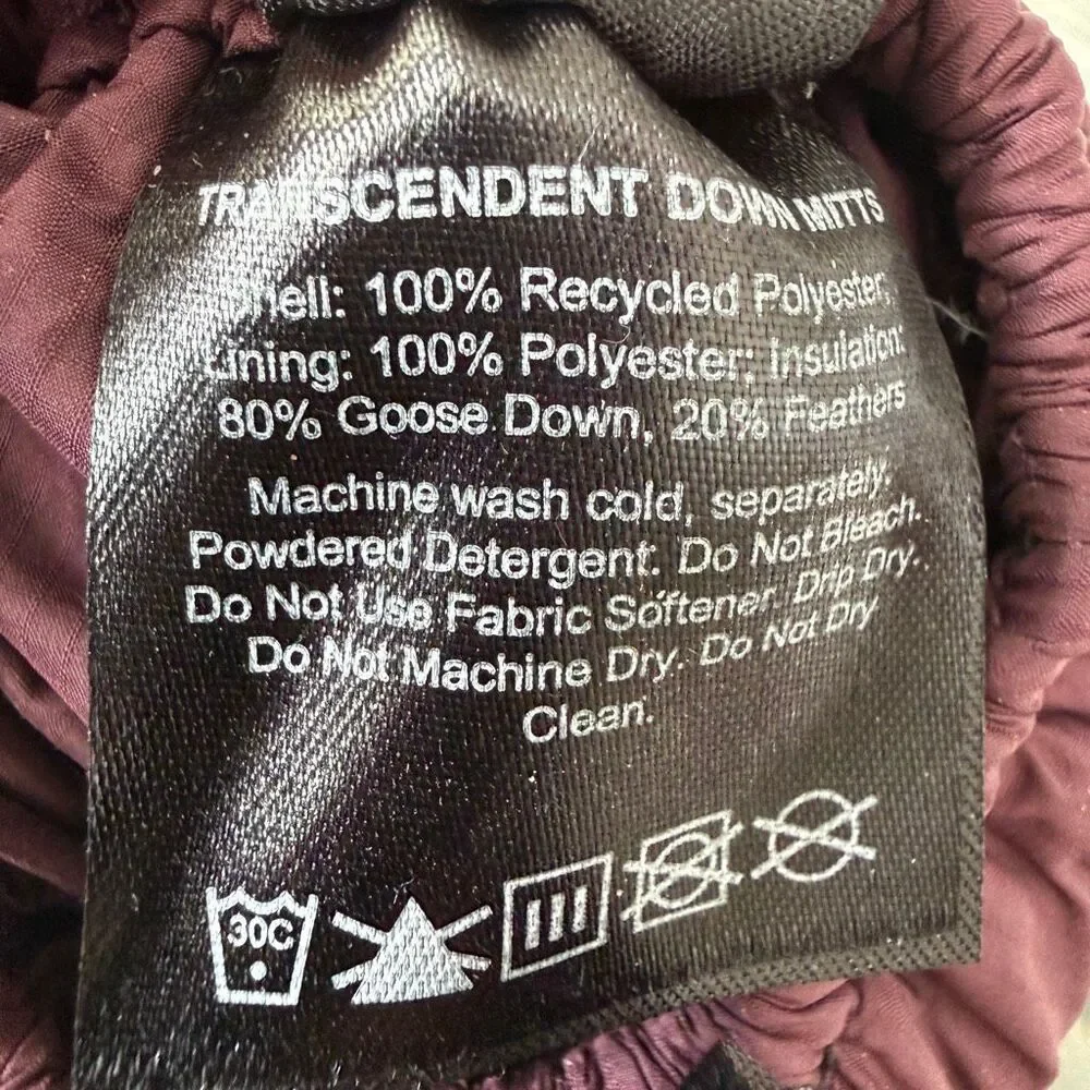 Outdoor Research Cold Front Down Mitts Like New Large